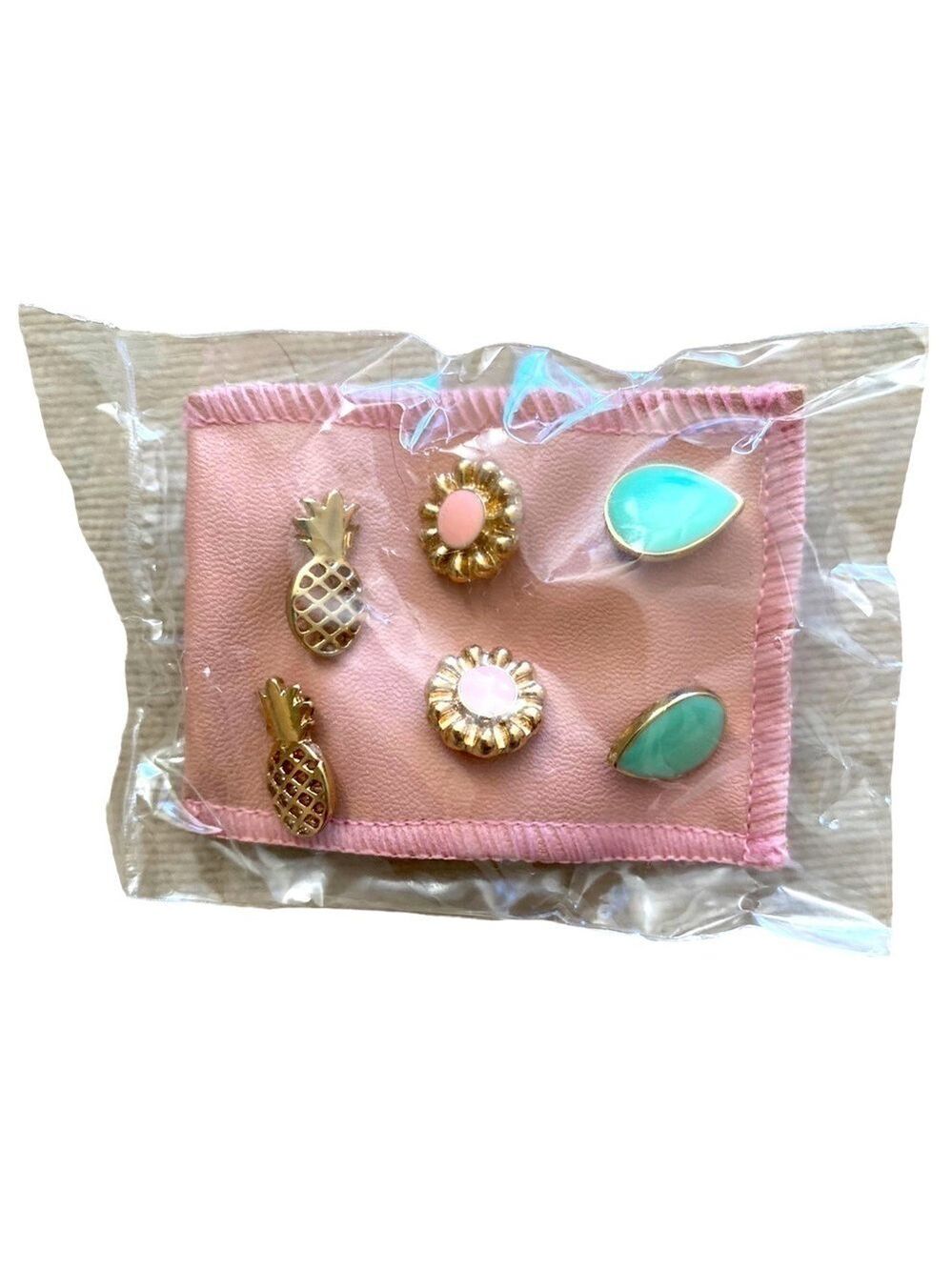 Avon Gold Stud Earrings Set of Three